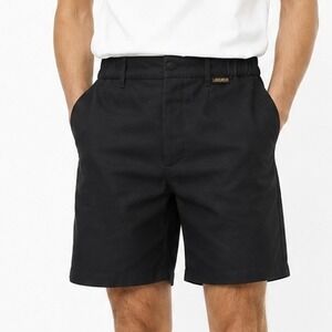 NWT Le Laboureur French Moleskin Work Shorts Black Men's Size 38 Made in France